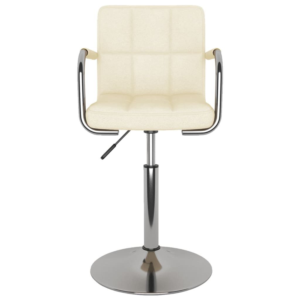 vidaXL Esszimmerstuhl Esszimmerstuhl Creme Stoff (1 günstig online kaufen