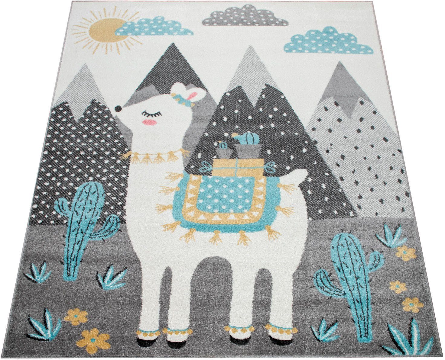 Paco Home Kinderteppich Nino 882, rechteckig, Höhe: 13 mm, Spielteppich, Ku günstig online kaufen