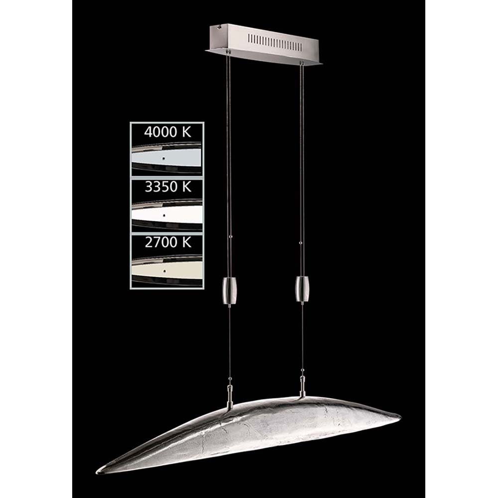 etc-shop LED LED Dimmbar Pendelleuchte, Höhenverstellbar Pendelleuchte Hängelampe Deckenlampe