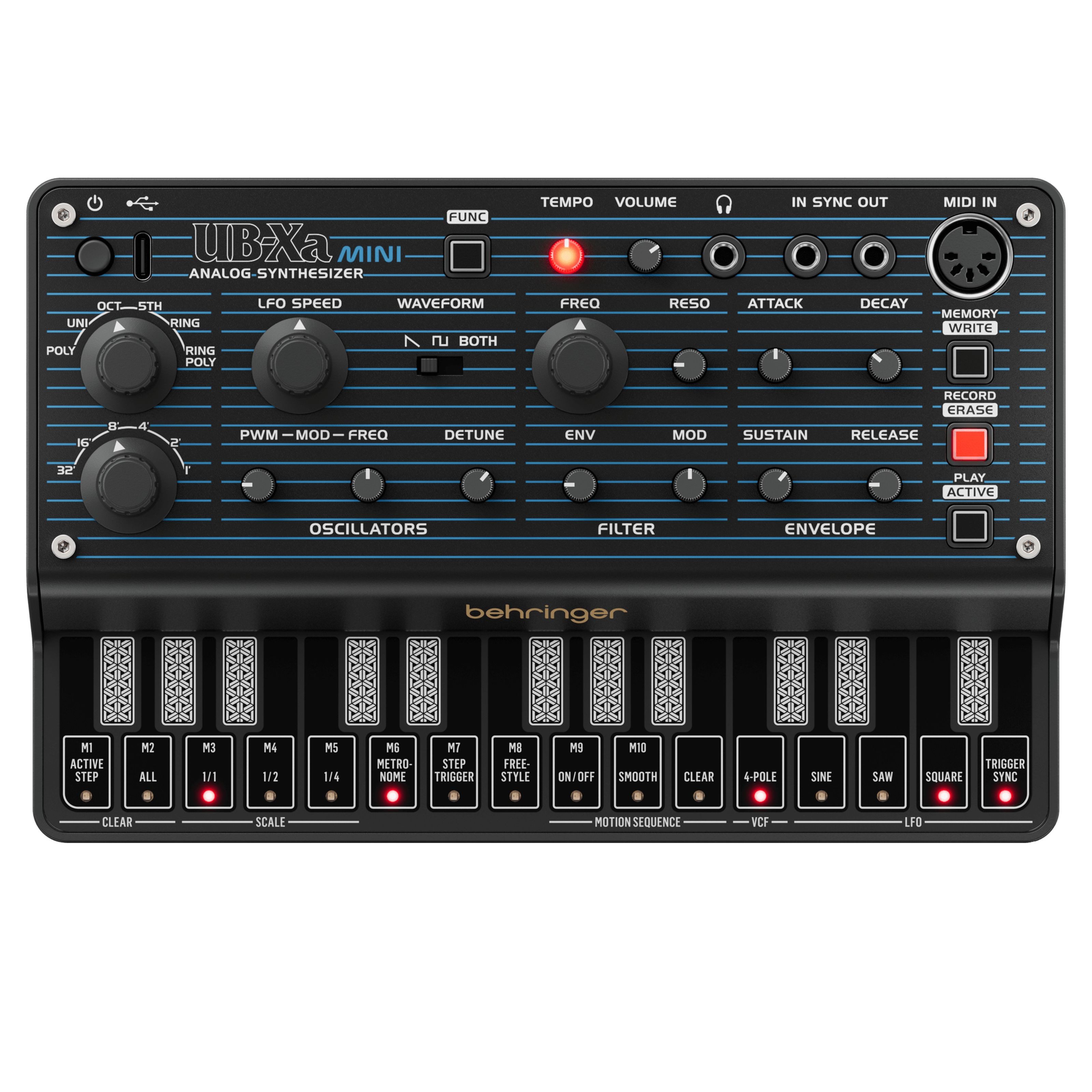 Behringer Synthesizer (Synthesizer, Analog Synthesizer), UB-Xa Mini - Synthesizer