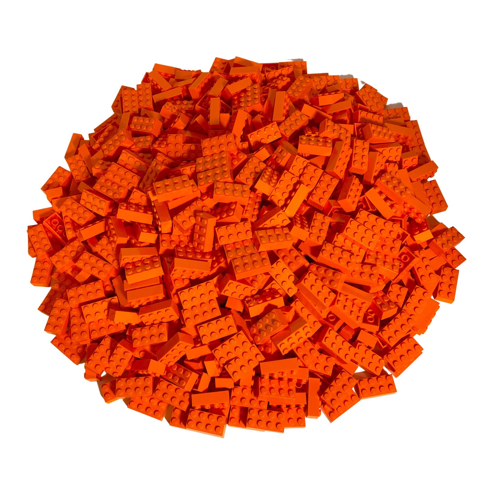 LEGO® Spielbausteine LEGO® 2x4 Steine Hochsteine Orange - 3001 NEU! Menge  1000x, (Creativ-Set, 1000 St), Made in Europe, Guter Kundenservice