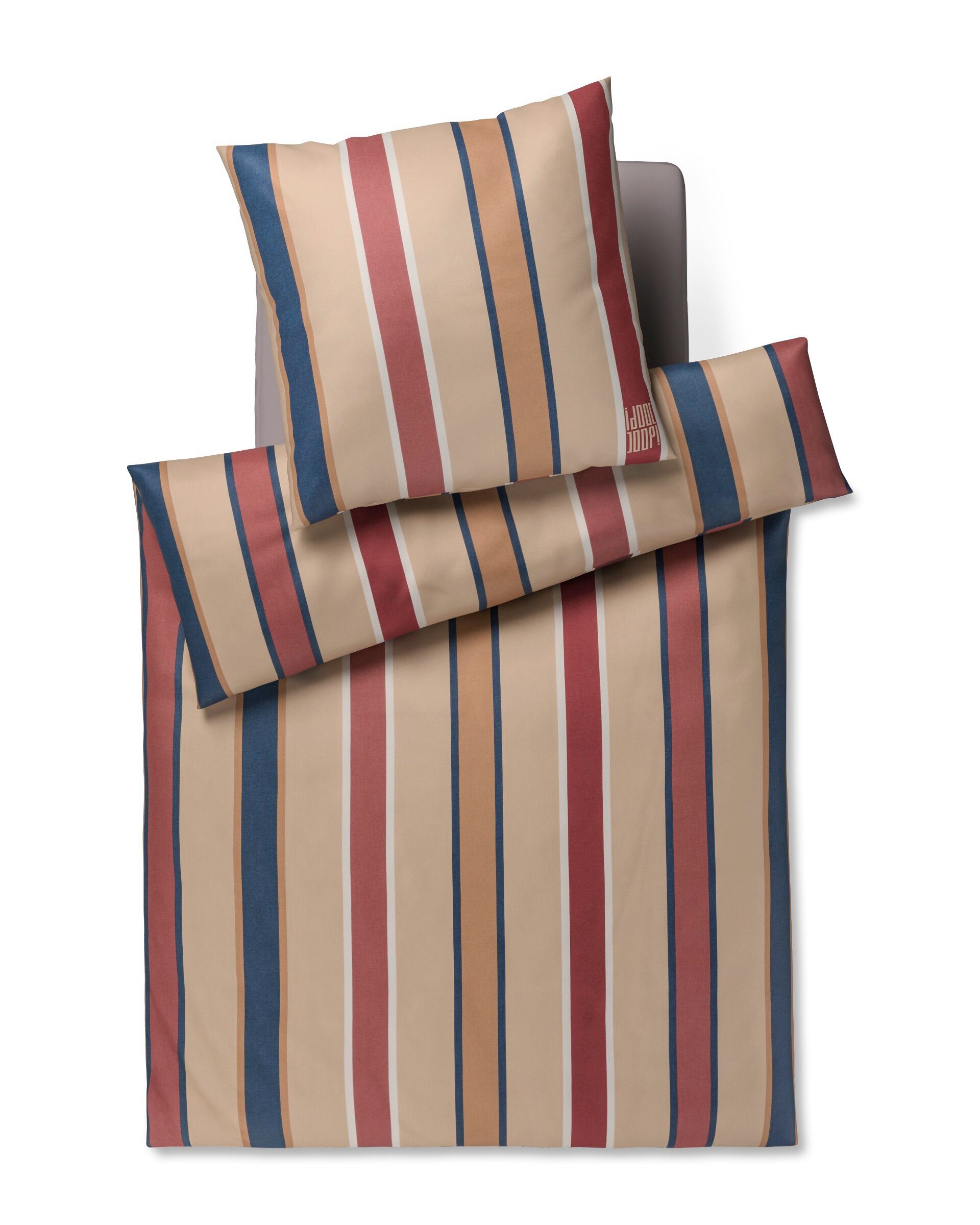 JOOP! Bettwäsche JOOP! LIVING - BANKS Garnitur, Textil, 2 teilig