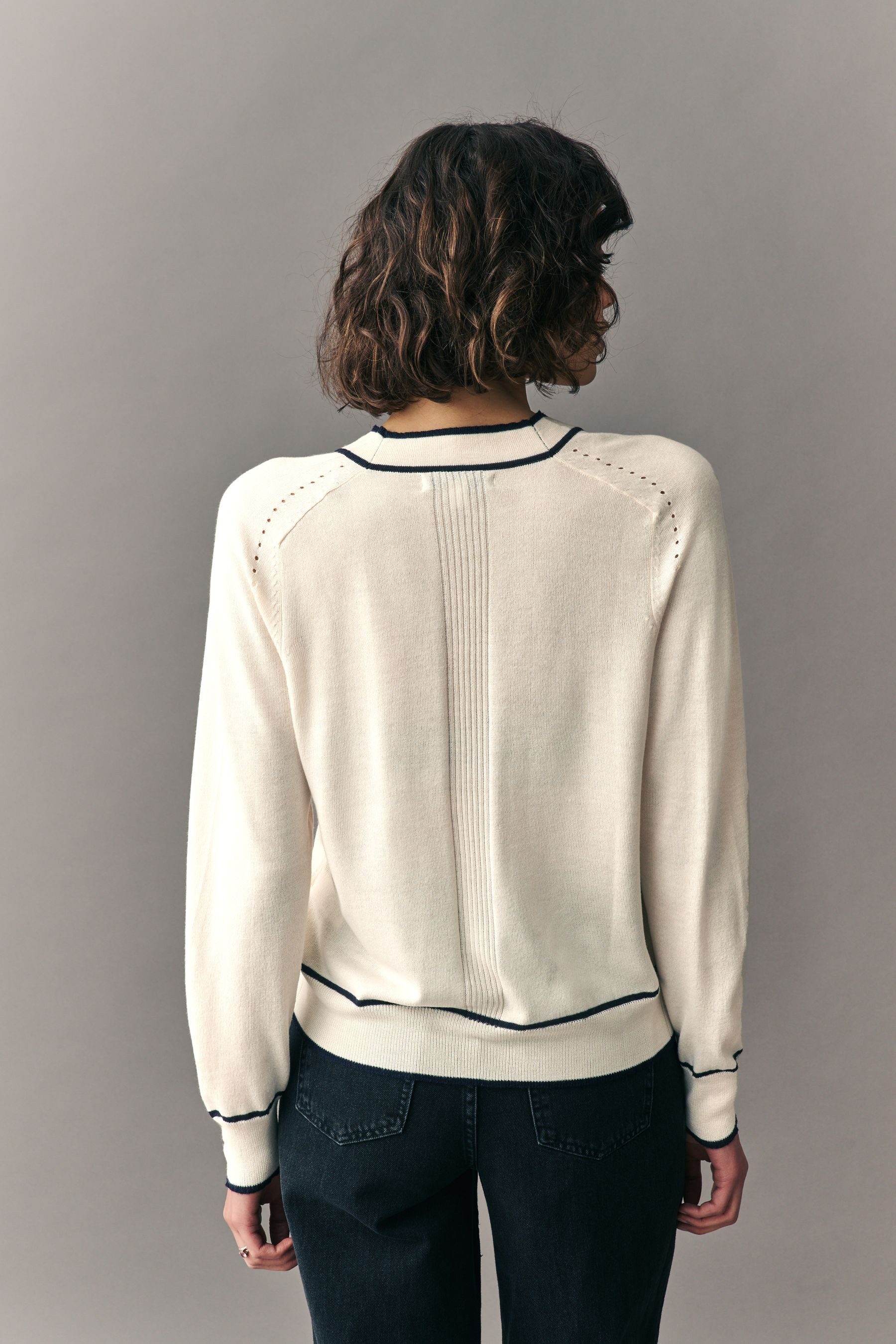 Next Strickjacke Strickjacke mit Knöpfen (1-tlg) günstig online kaufen