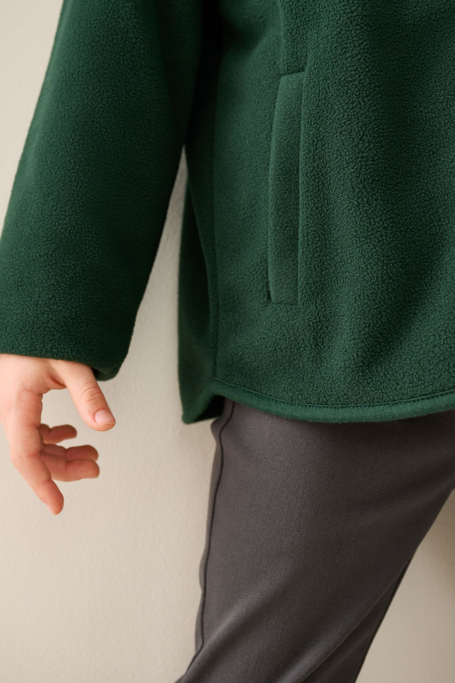 Next Fleecejacke Fleecejacke mit Reißverschluss und Taschen (1-St)
