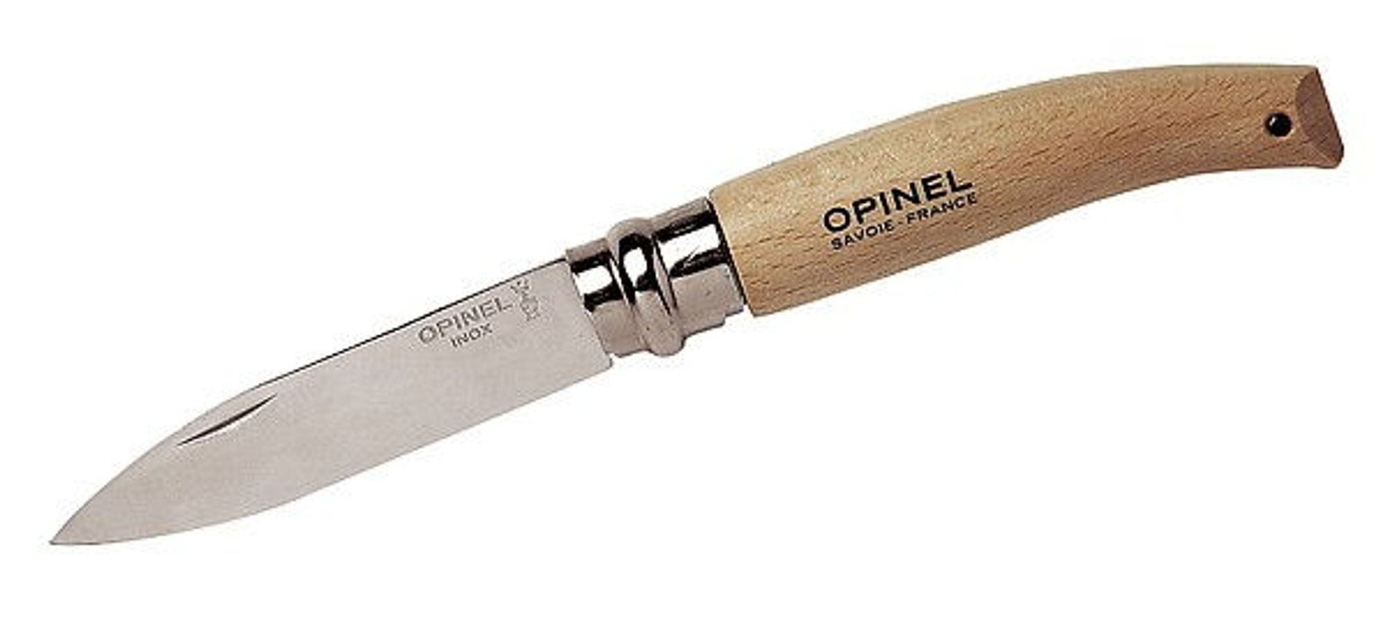 Opinel Taschenmesser Opinel-Messer, Größe 8, mittelspitz, rostfrei
