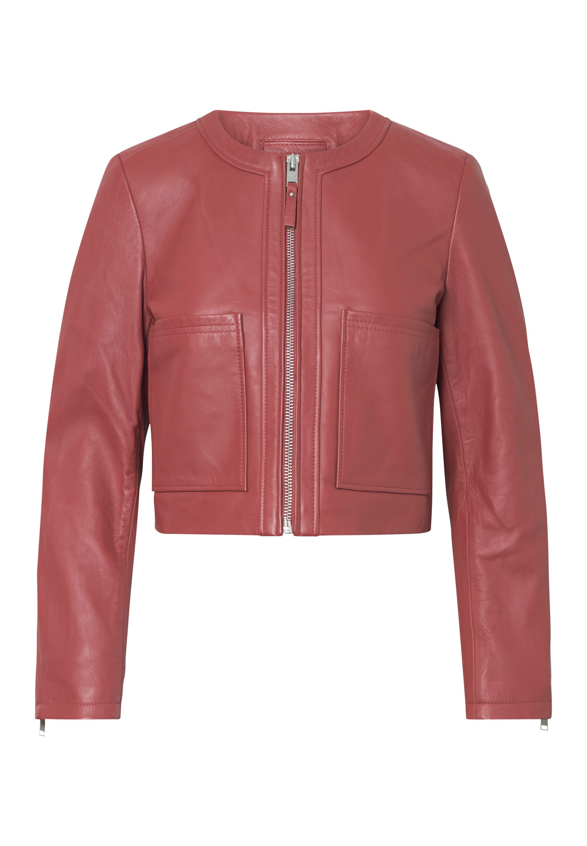 Bolongaro Trevor Lederjacke Nova Aufgesetzte Taschen, günstig online kaufen