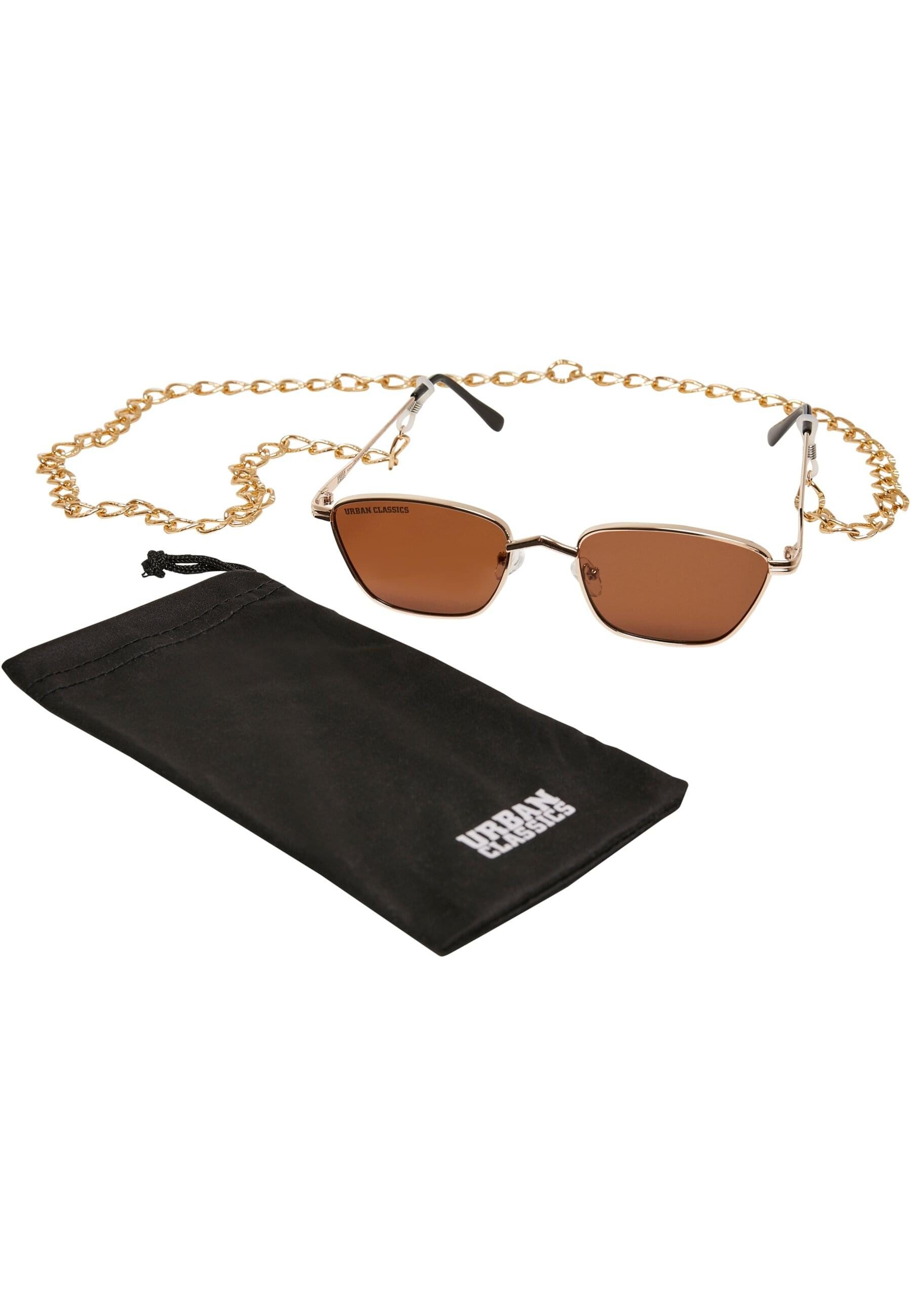 URBAN CLASSICS Sonnenbrille Urban Classics Unisex Sunglasses Kalymnos With Chain