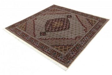 Orientteppich Täbriz Mahi 199x203 Handgeknüpfter Orientteppich / Perserteppich, Nain Trading, quadratisch, Höhe: 7 mm