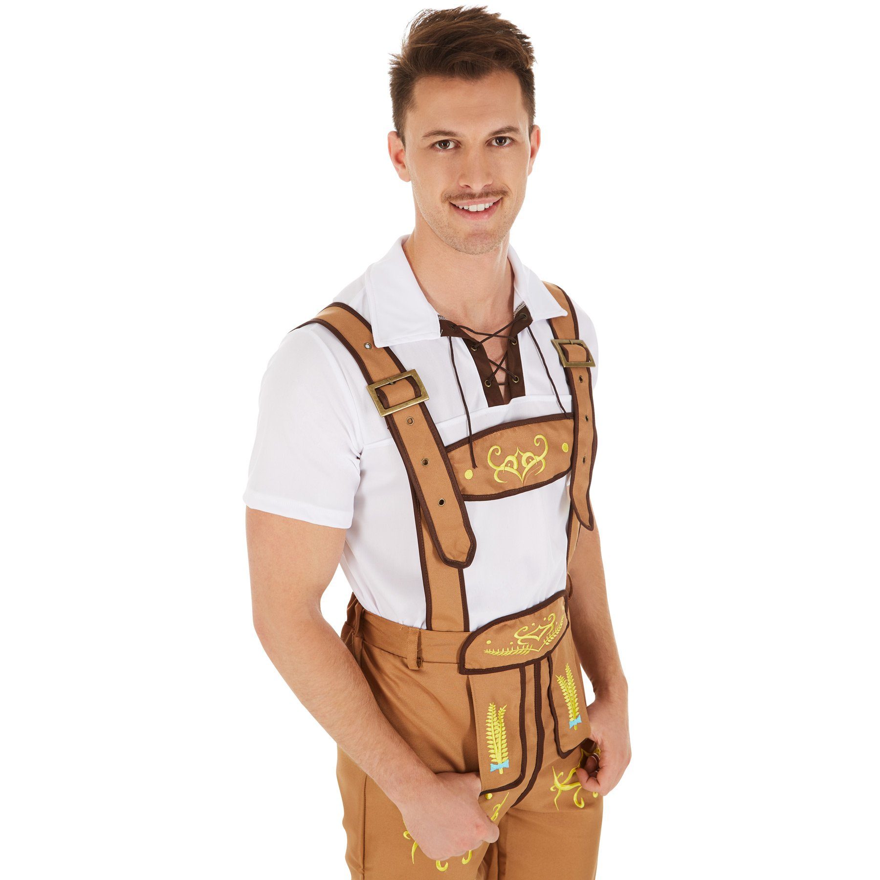 dressforfun Kostüm Herrenkostüm Trachten Set Bavaria, Fesche Trachtenhose