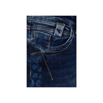 Cecil Regular-fit-Jeans blau loose fit (1-tlg)