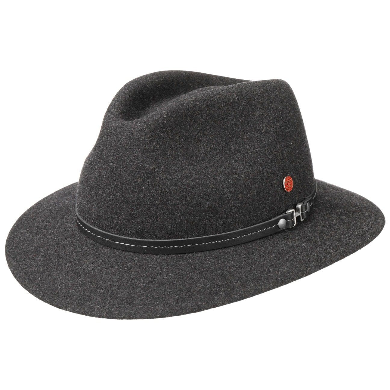 Mayser Filzhut (1-St) Outdoorhüte mit Lederband, Made in the EU