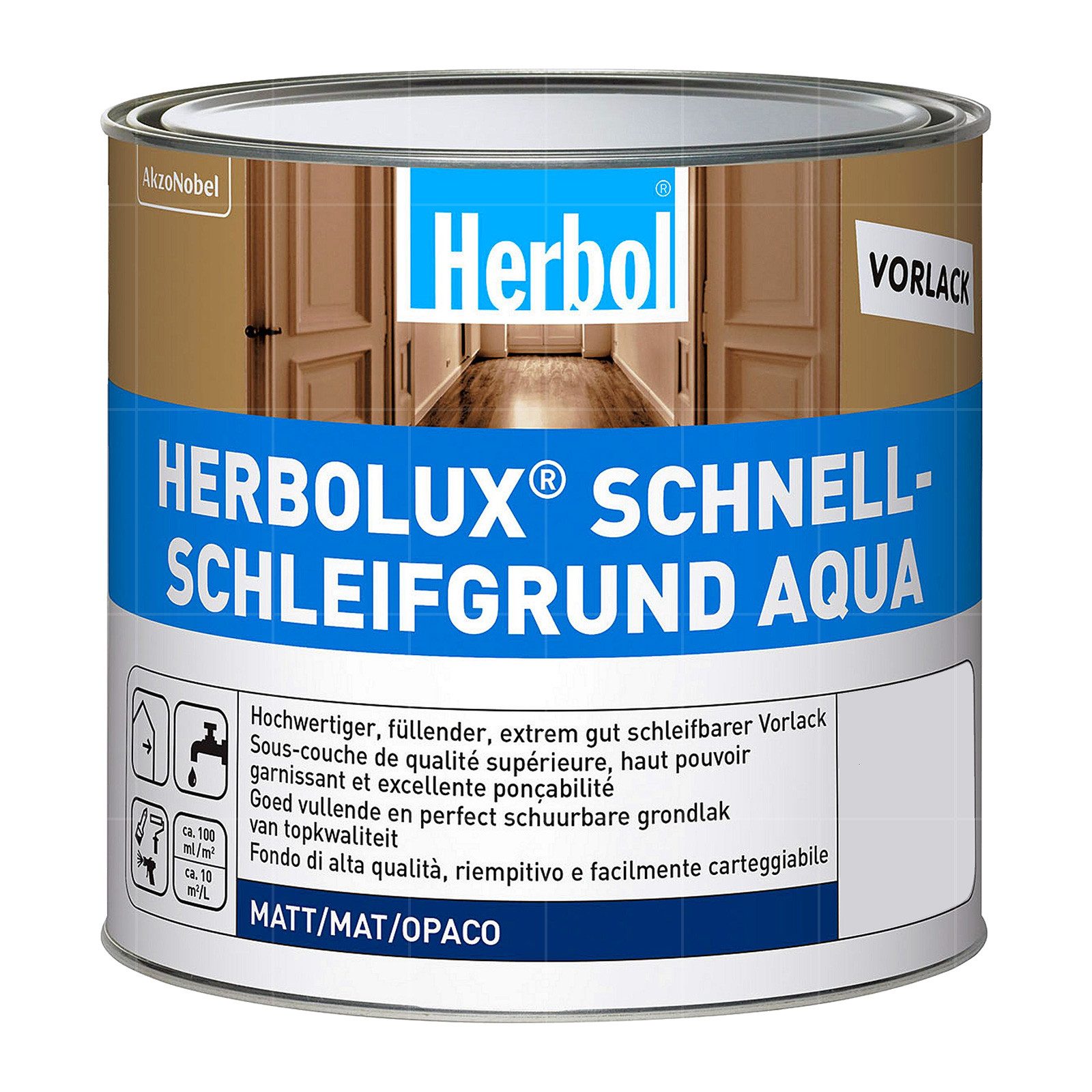 Herbol Universalgrundierung Herbol Herbolux Schnellschleifgrund Aqua 0,75 LTR