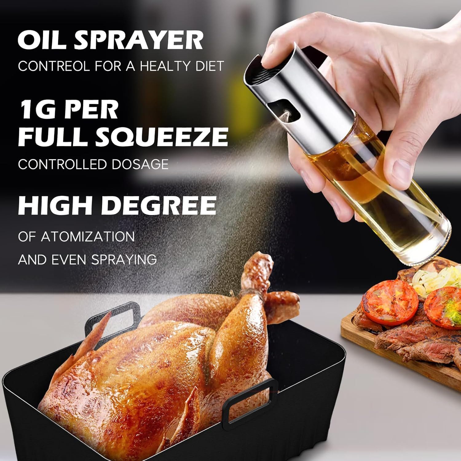 TUWENA Silikonform Heißluftfritteuse Airfryer Zubehör Dual Zone Air Fryer, (14-tlg), für Ninja Foodi Max Dual Zone AF400EU AF300EU 7.6L-9.5L