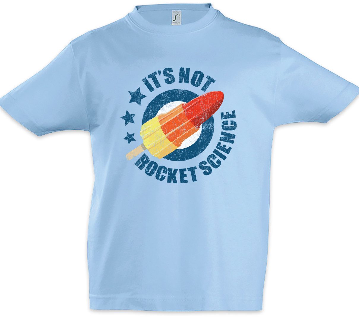 Print-Shirt Rocket Ice II Kinder T-Shirt Rocket Raketen Rakete Cream Eis Eisdiele