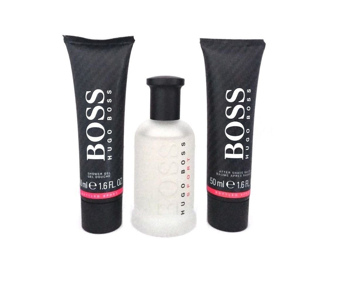 Aftershave Bottled 50ml 1-tlg. Balm, Boss Sport de Home Boss 50ml Shower Eau Geschenkset ml EDT Hugo Hugo Gel, Spray, 50 Toilette