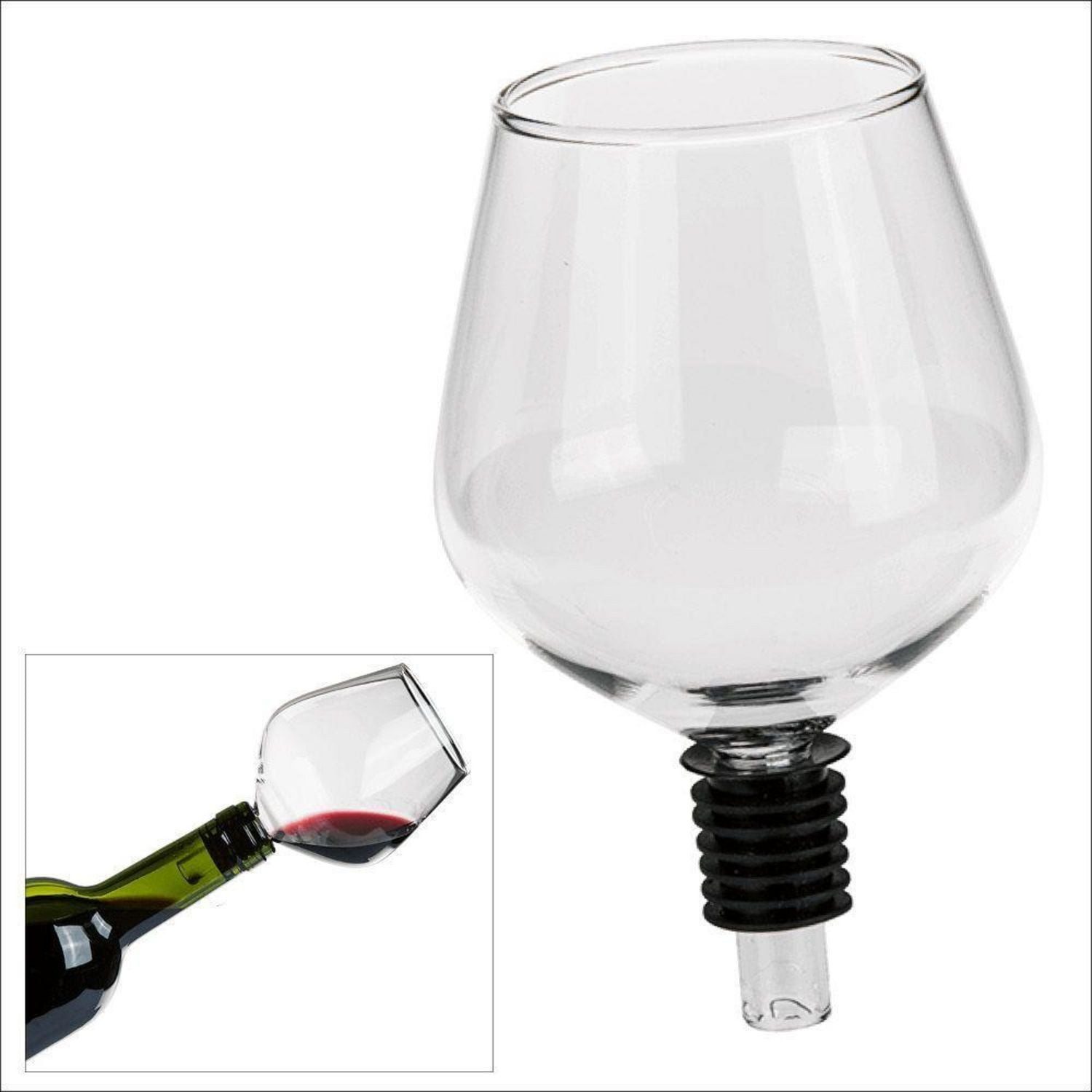 Glas Weinflaschenaufsatz Glas
