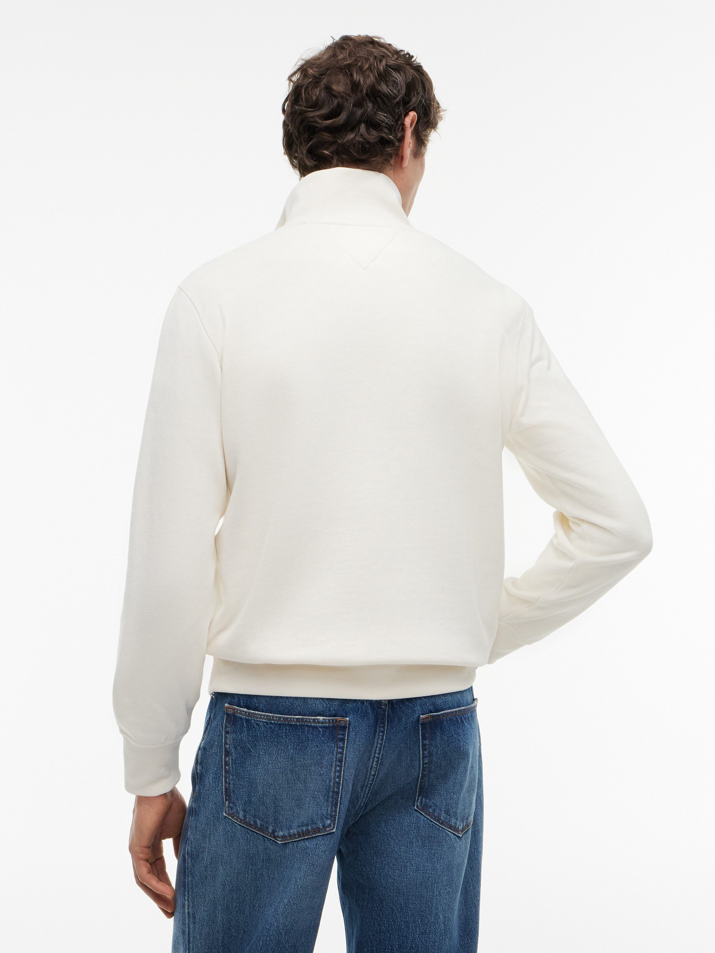 Tommy Hilfiger Sweatshirt ESSENTIAL FLEECE 1/4 ZIP mit Stehkragen