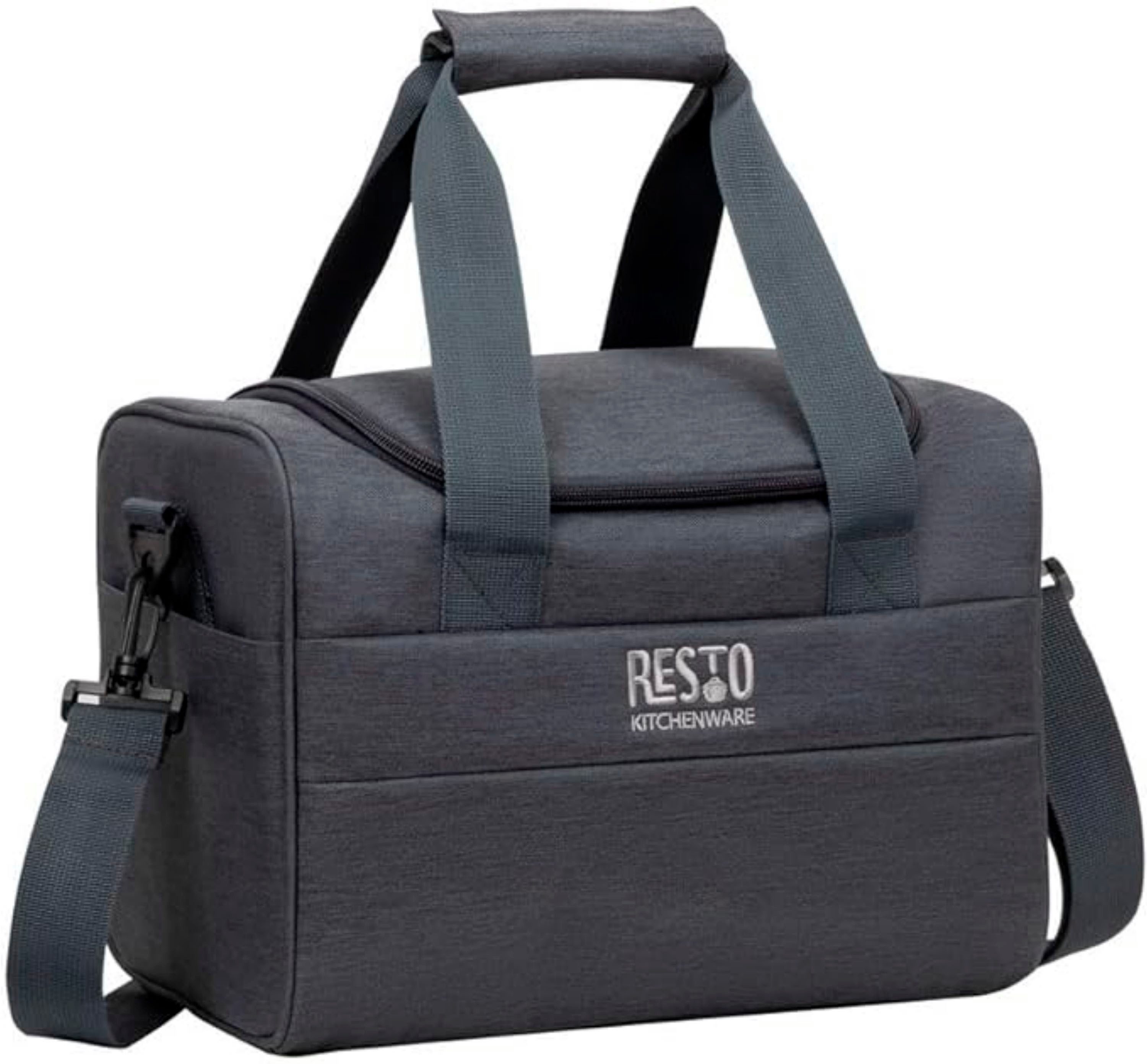 RESTO Kitchenware Kühltasche Felis Große Lunchtasche faltbar, sportl. Picknicktasche Thermotasche, 14 l, Hermetische Sporttasche, verstellbarer Schultergurt weicher Tragegriff