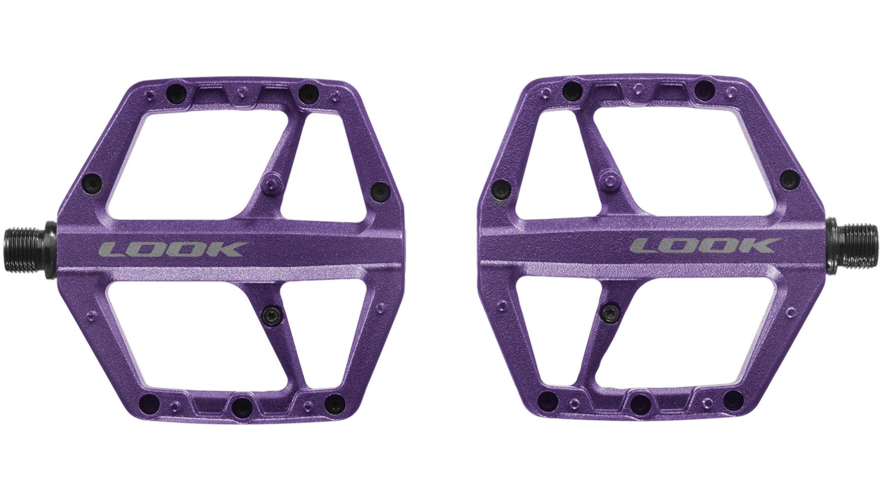 Look Fahrradpedale LOOK Trail Roc Flat-MTB-Pedale Night Purple 3611720230966  Alu
