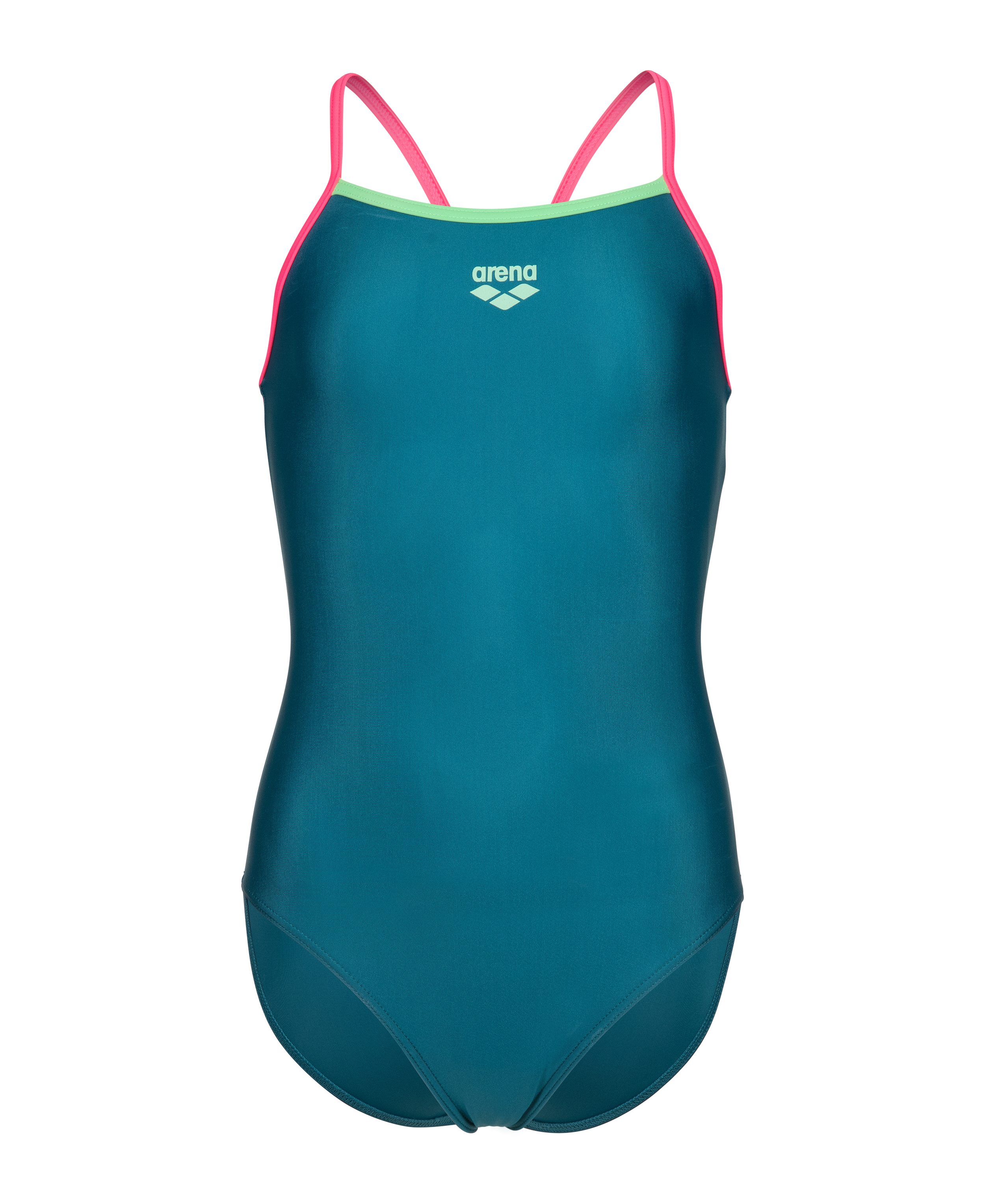 Arena Badeanzug GIRL'S ARENA SWIMSUIT LIGHT DROP SOLID mit sportlichem Design, chlorbeständig, schnelltrocknend