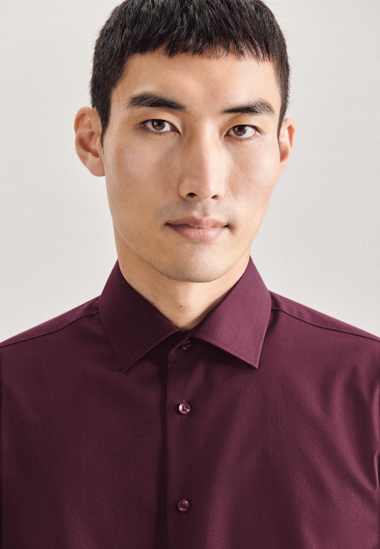 seidensticker Businesshemd Schwarze Rose X-Slim 1/1 Kentkragen Uni