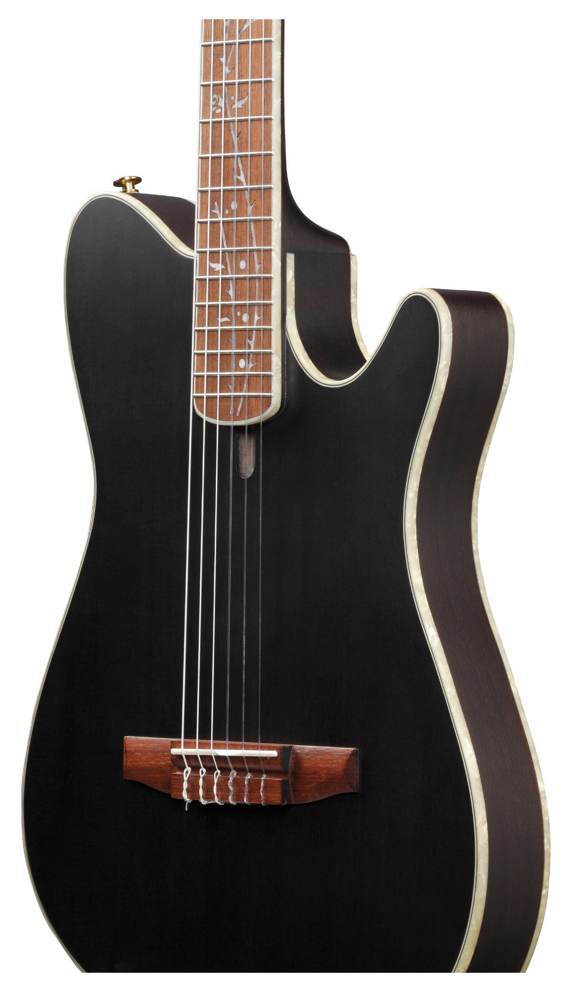 Ibanez Konzertgitarre Ibanez TOD10N-TKF Gitarre Transparent Black Flat, Signature Konzertgitarre von Tim Henson mit schmalen Hals