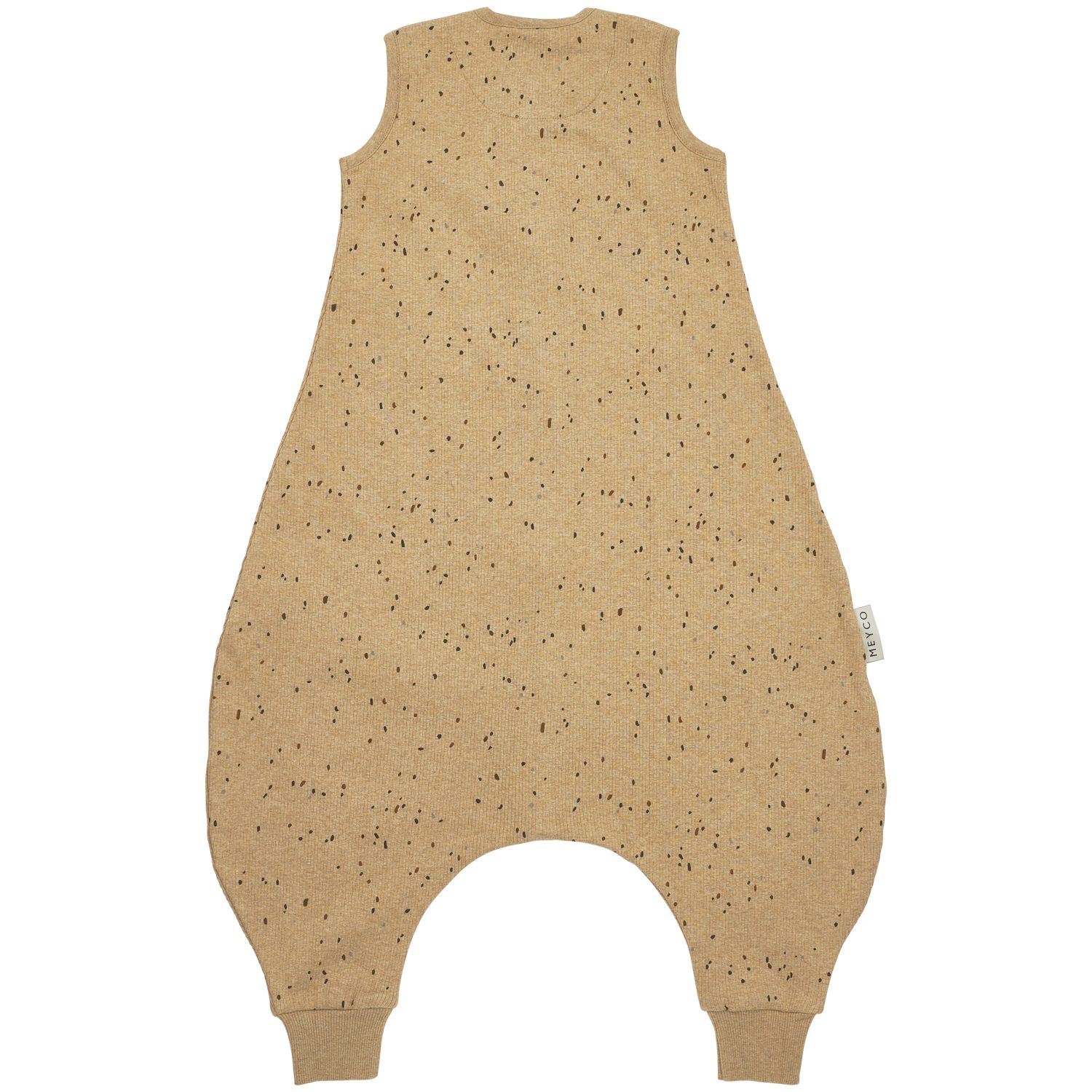 Meyco Baby Babyschlafsack Mini spot Toffee Melange (95% Baumwolle / 5% Elastan, 1 tlg), 80cm
