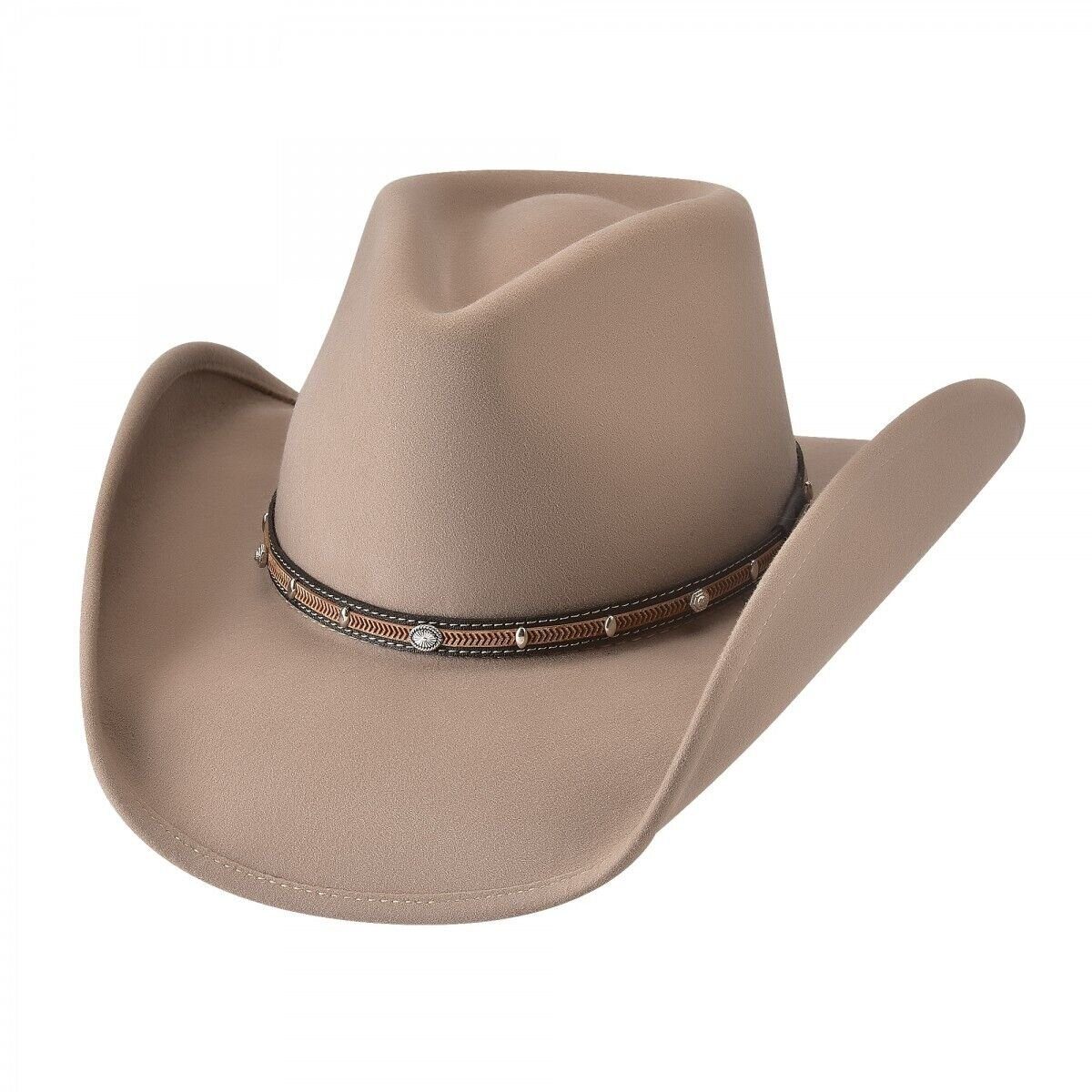 Toocool Herren Cowboyhut – Klassischer Weißer Hut 'Bianco', One Size, Für Western-Look & Mottopartys