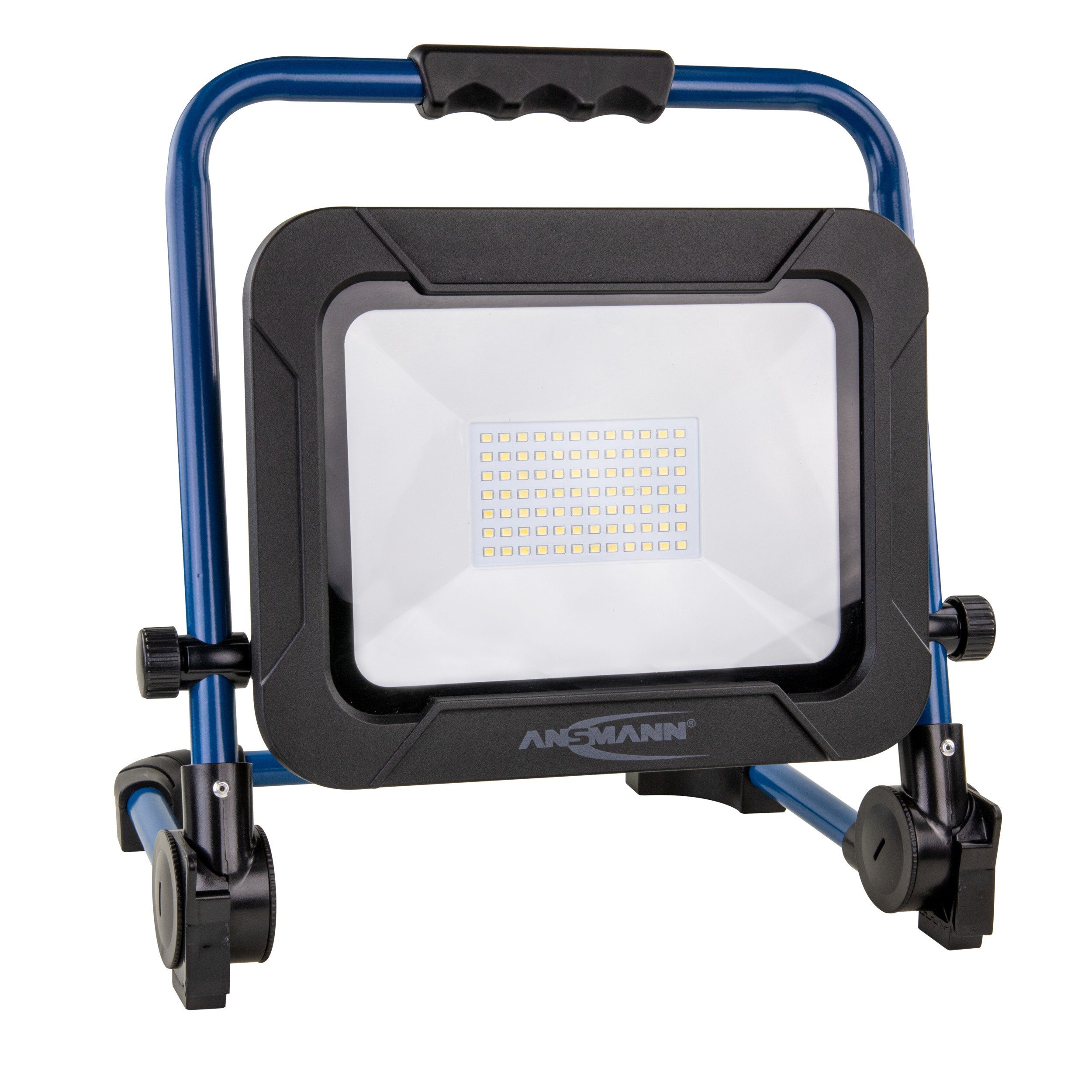 ANSMANN AG LED Baustrahler LED 50W Strahler mit integriertem Akku - IP54 Baustrahler Werkstatt, SMD-LED-Technologie