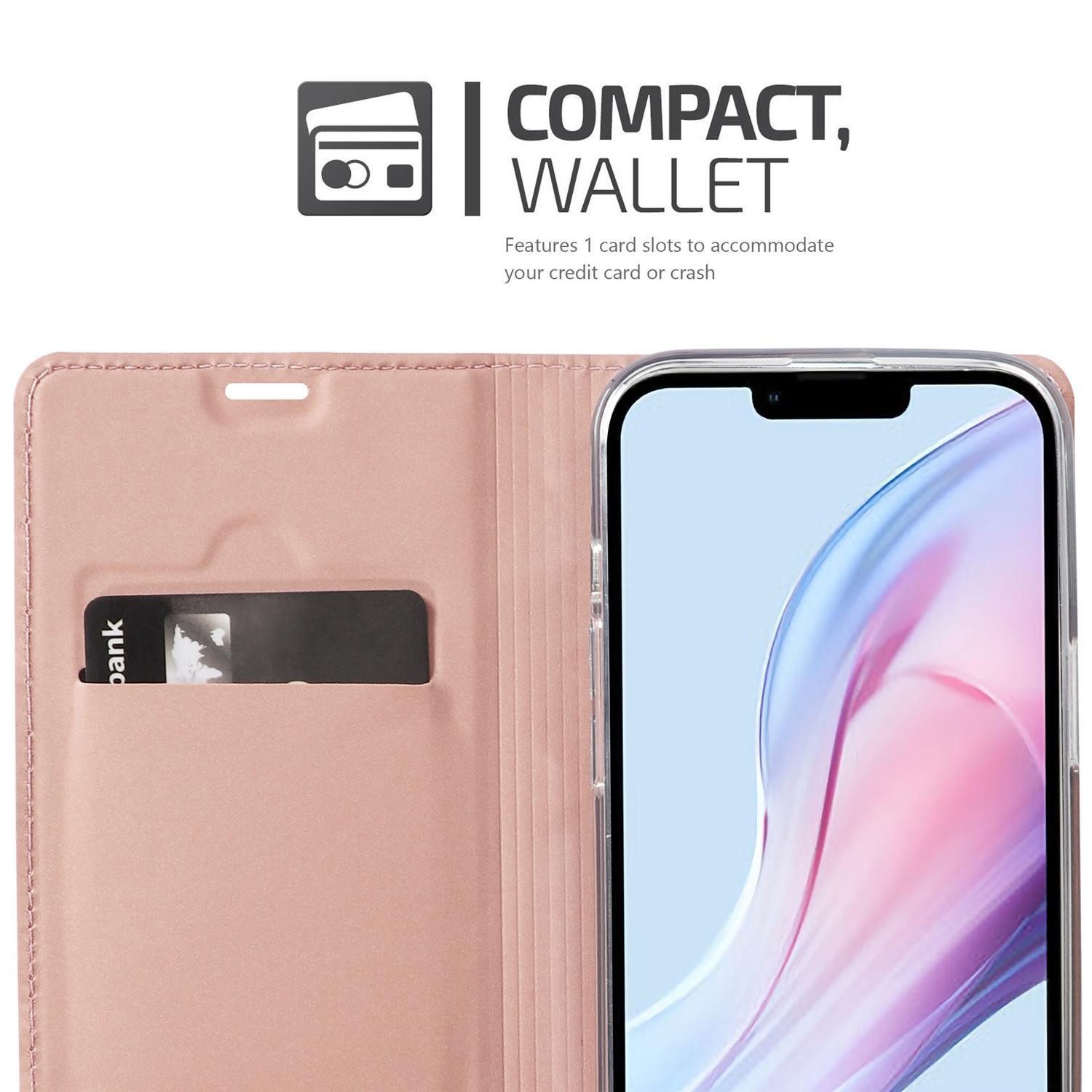 Cadorabo Handyhülle für iPhone 13 Hülle Apple iPhone 13, Schutzhülle Hülle mit Standfunktion, Magnetverschluss und Kartenfach