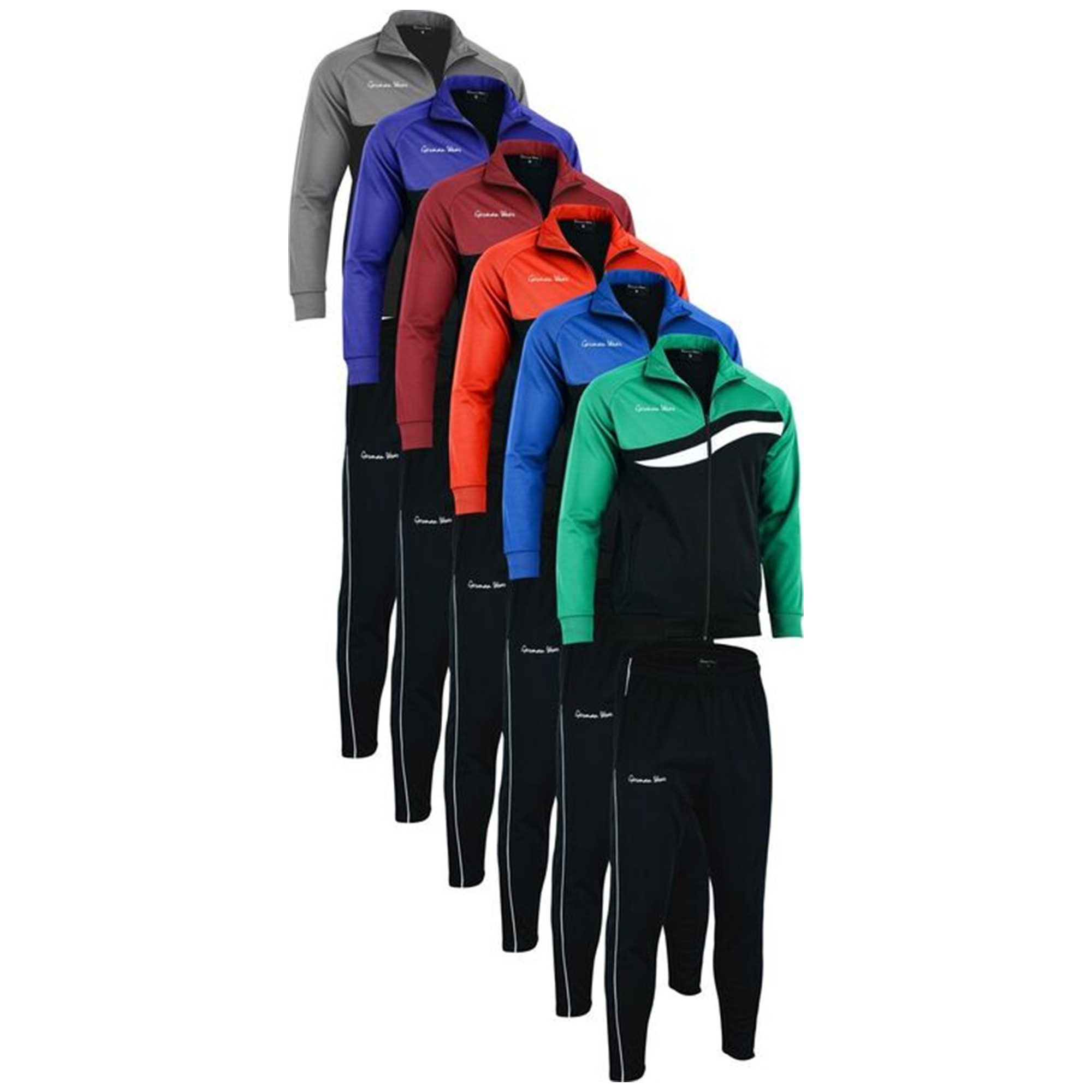 German Wear Trainingsanzug GW779k, Herren-Sportanzug – Leichtes Trainingsset