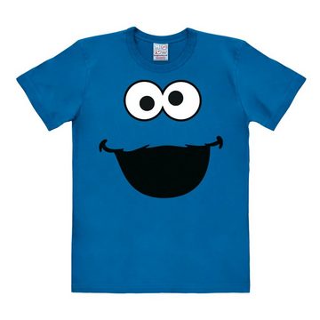 LOGOSHIRT T-Shirt Krümelmonster - Cookie Monster mit süßem Print