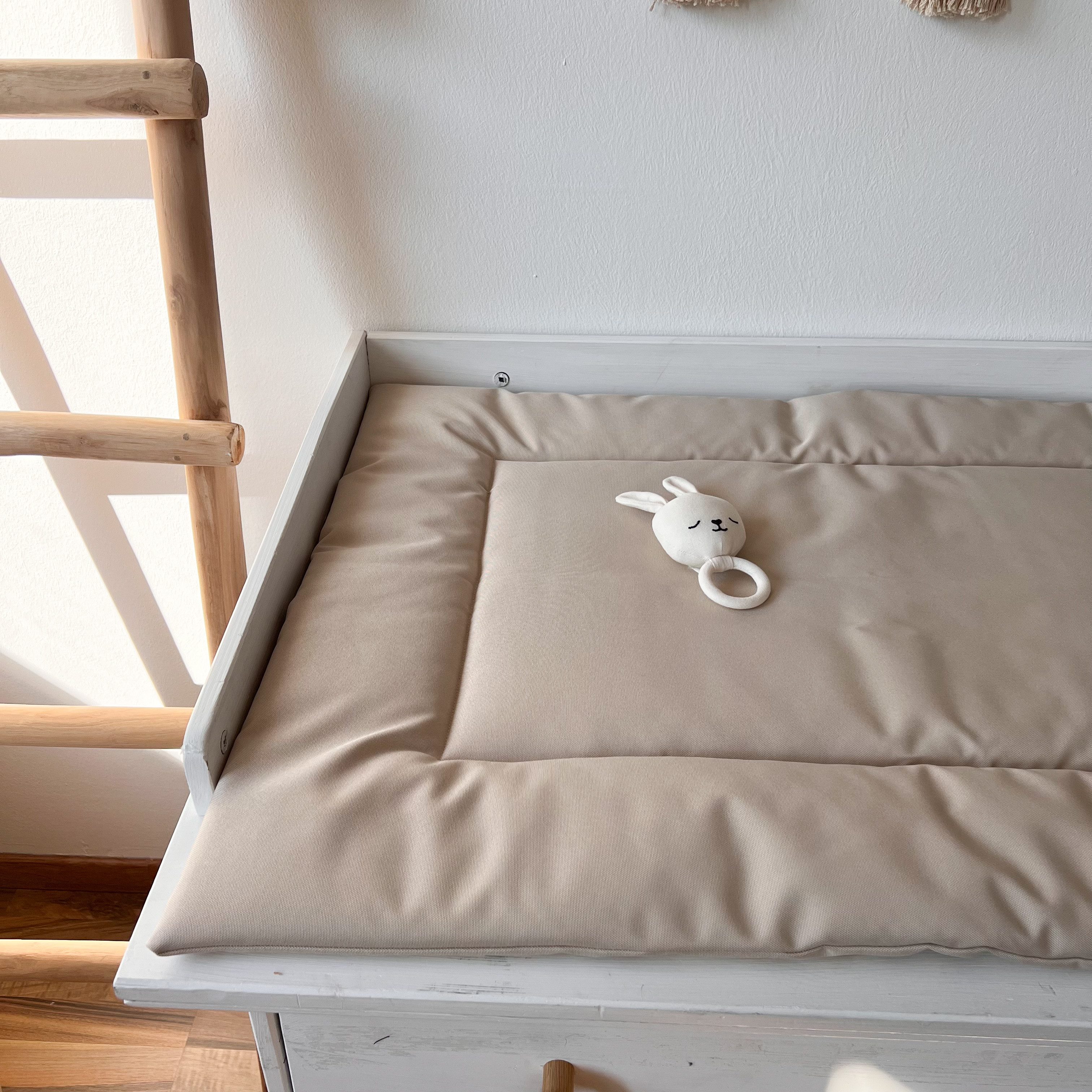 LittleANTunique Wickelauflage Wickeltischauflage Abwischbar beige Handgemac günstig online kaufen