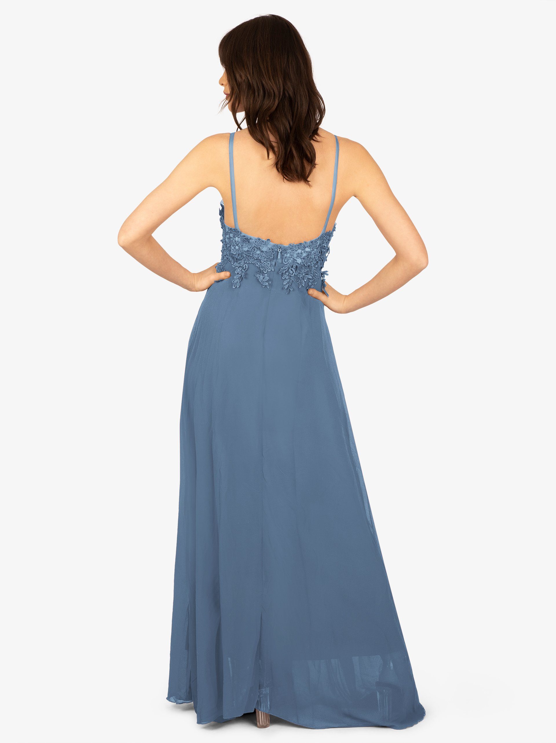 Kraimod Abendkleid aus Chiffon, Spitze und günstig online kaufen