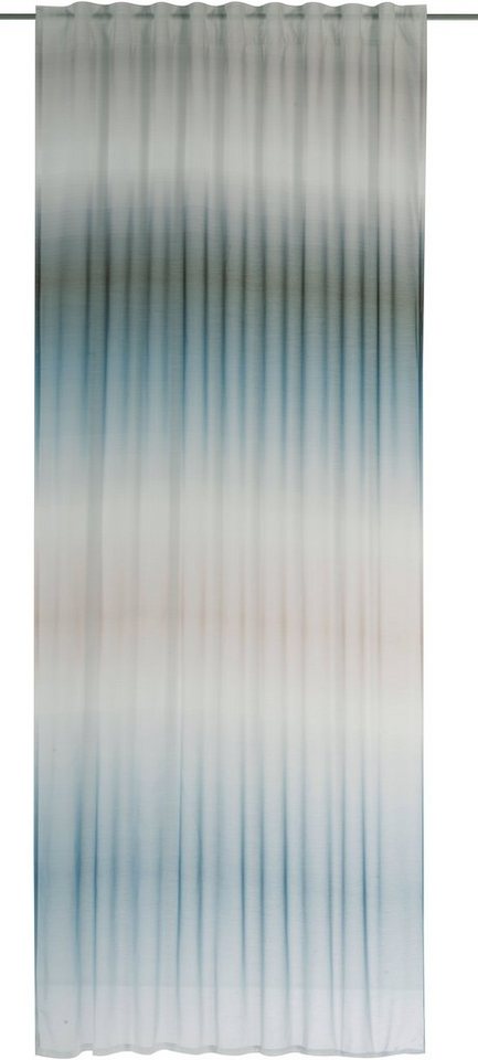 Gardine Evolution, ELBERSDRUCKE, verdeckte Schlaufen (1 St), halbtransparent,  Voile