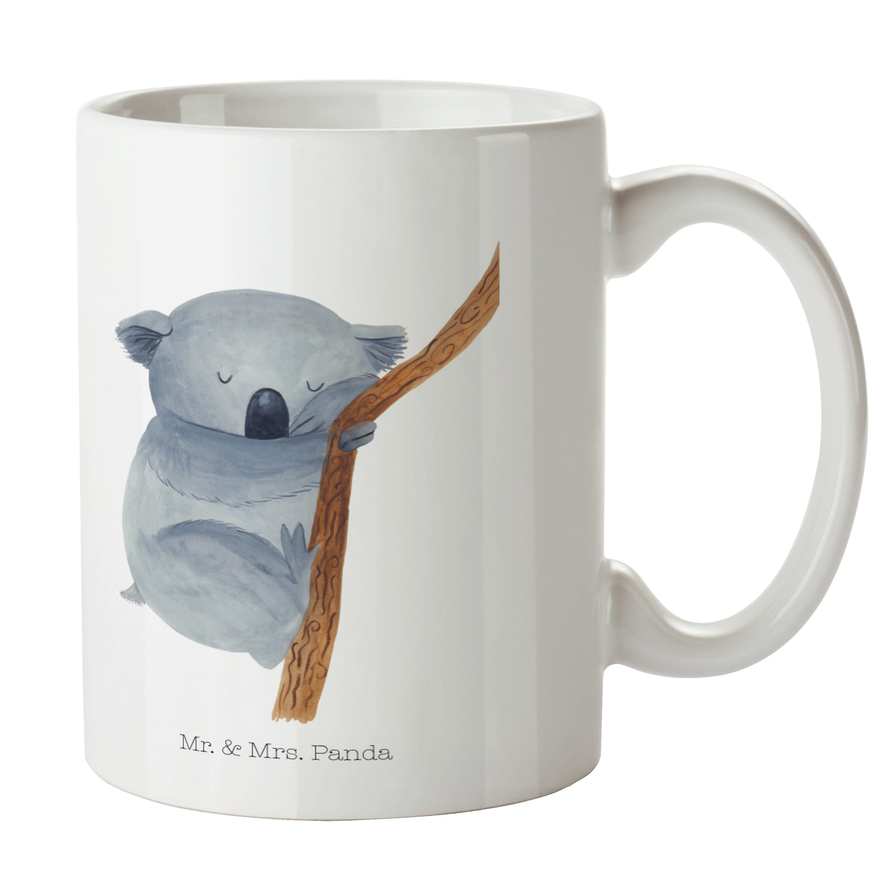 Mr. & Mrs. Panda Tasse Koalabär - Weiß - Geschenk, Tiere, Tasse Motive, Gute Laune, Kaffeeta, Keramik