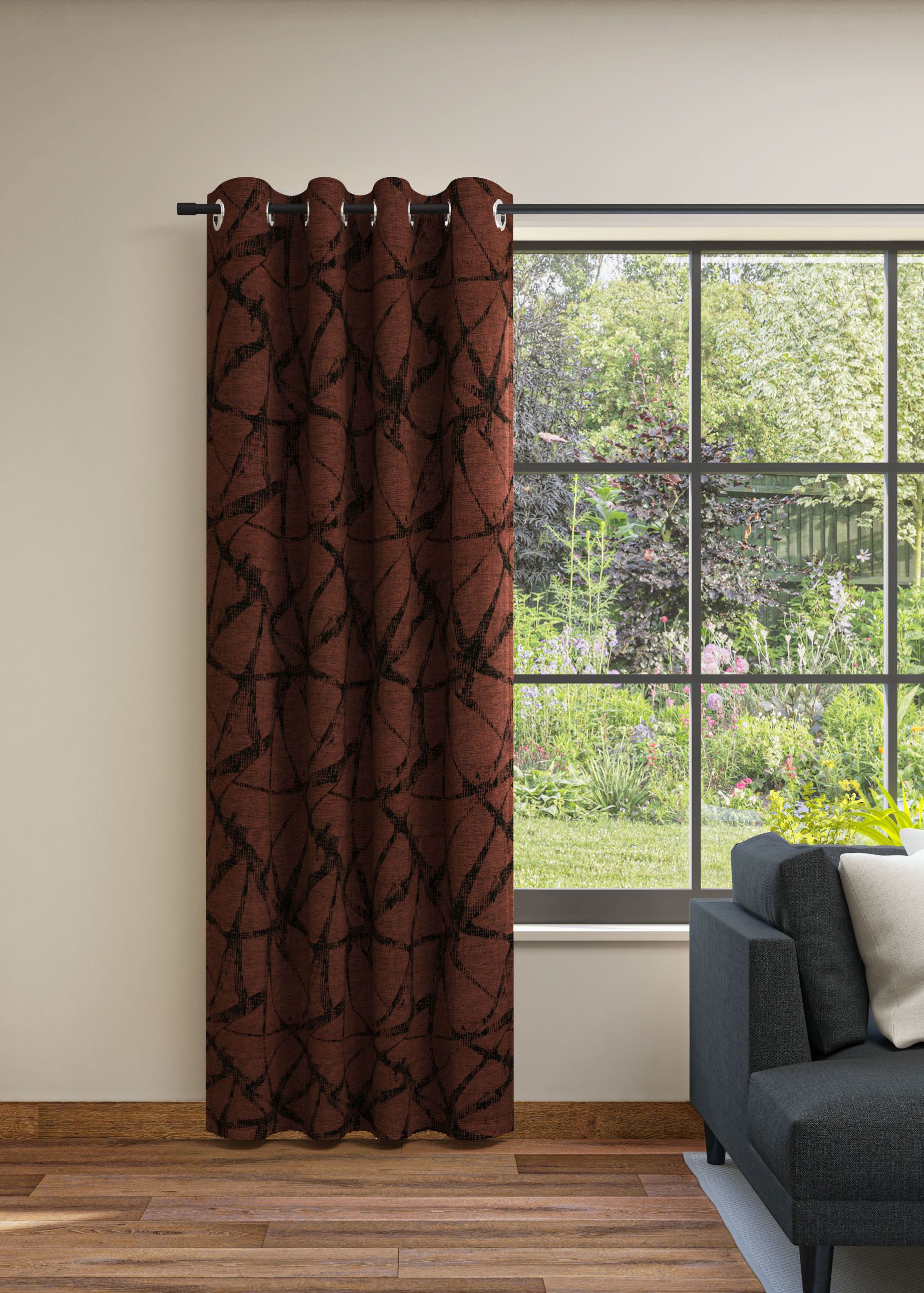 LYSEL® Vorhang Ösenschal Maipa (1 St), blickdicht, HxB 245x146cm – Bild 5 von 5