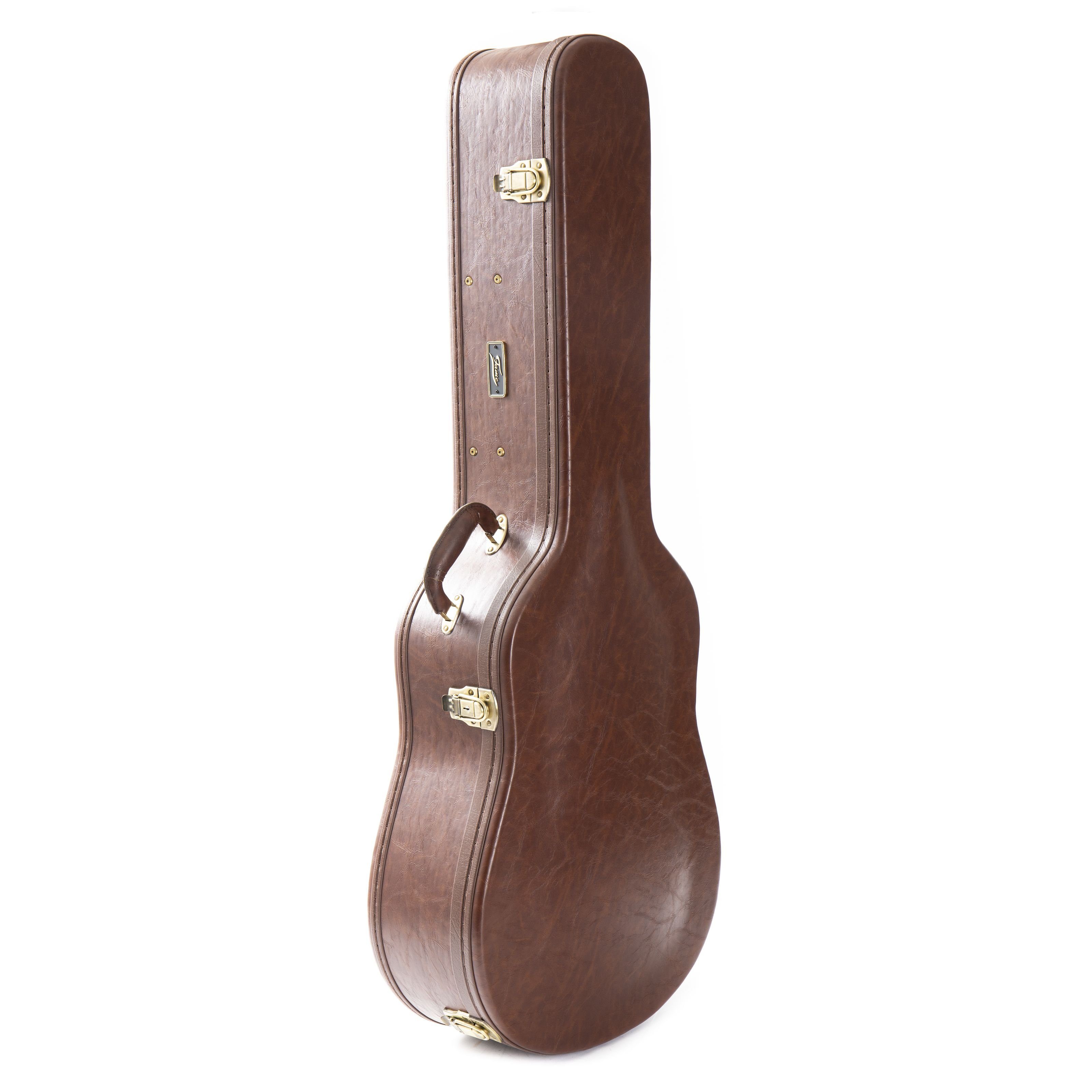 FAME Gitarrentasche (Classic Gitarrenkoffer Wetterfest und Robust für 4/4 Konzertgitarren Historic Brown mit Zubehörfach und Plüsch-Innenfutter GIT0044844-000, Gitarrenkoffer und Gitarrentaschen, Gitarrenkoffer Konzertgitarre), Classic Gitarrenkoffer, Wet