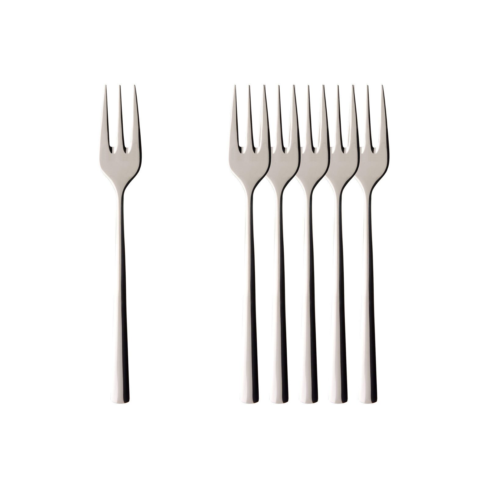 Villeroy & Boch Kuchengabel Piemont Kuchengabeln 16 cm 6er Set (6 Stück)