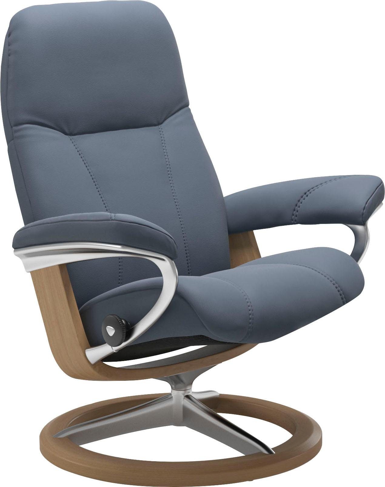 Base, Gestell Größe Relaxsessel M, Eiche Consul, Stressless® Signature mit