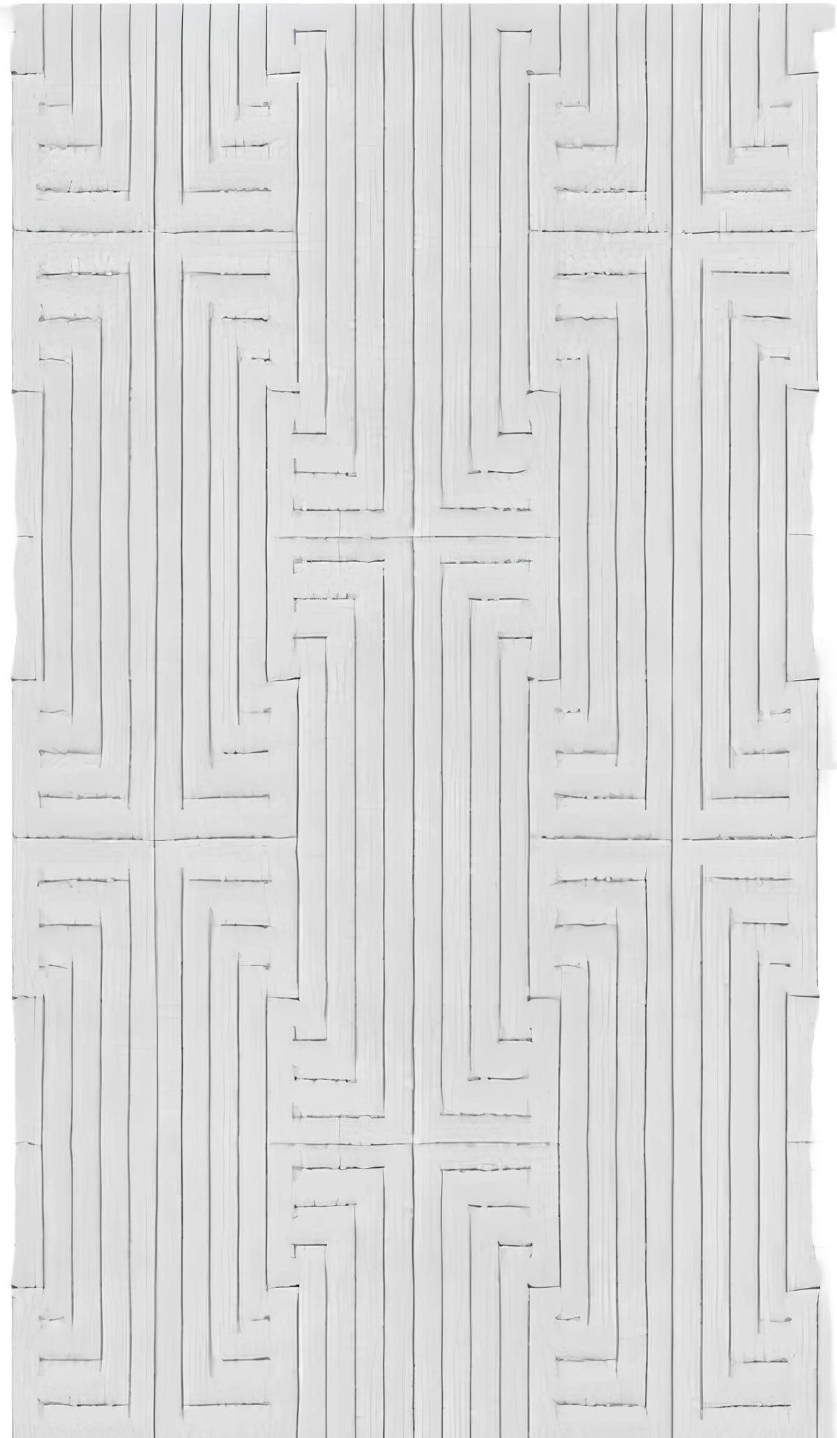 Xlmoebel Teppich Kurzflor Teppich Beige geometrisches Muster abstrakt, Höhe: 150 mm, Hergestellt in Europa