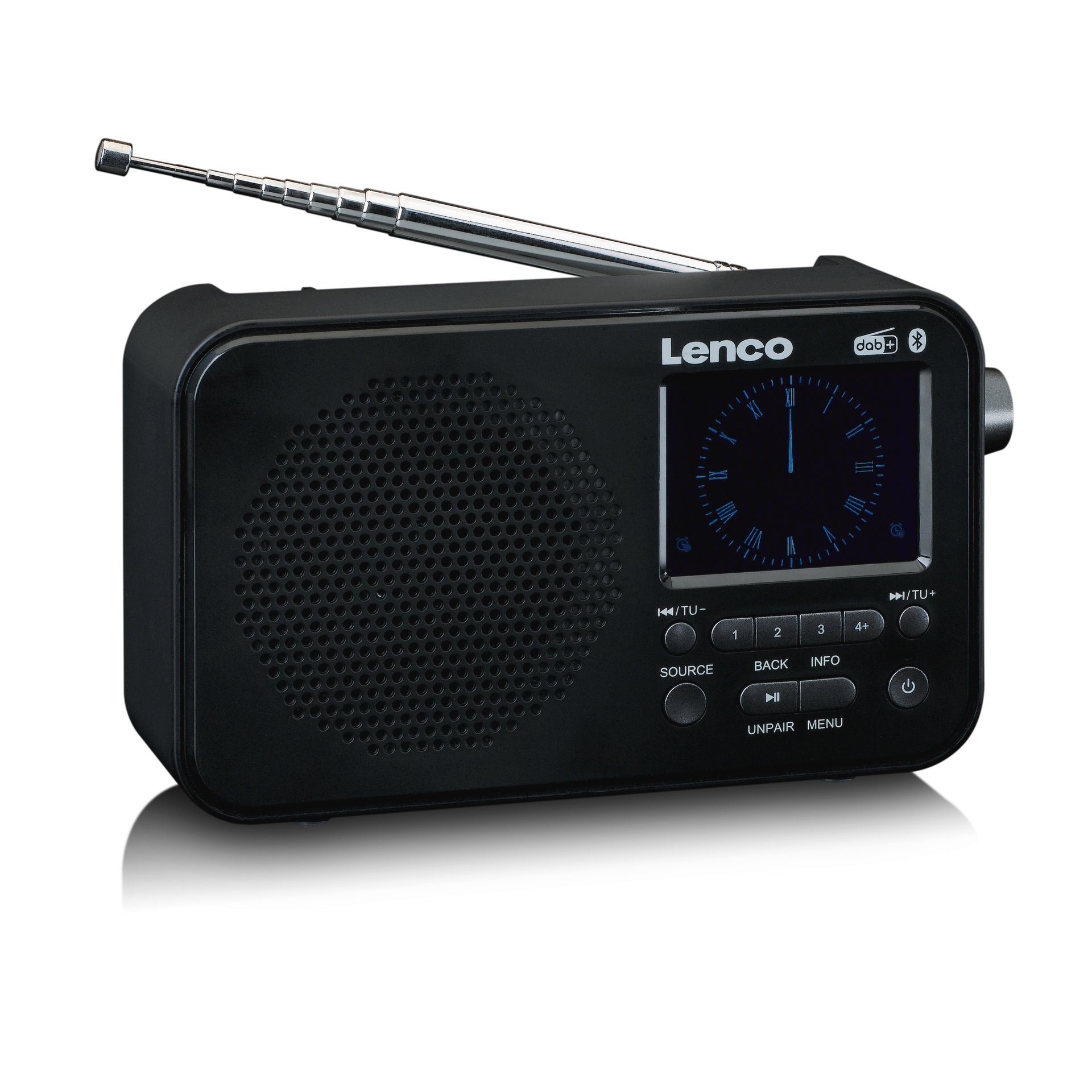 PDR-036BK (Digitalradio Lenco (DAB) Digitalradio DAB+/FM-Radio (DAB) - Schwarz-Grau