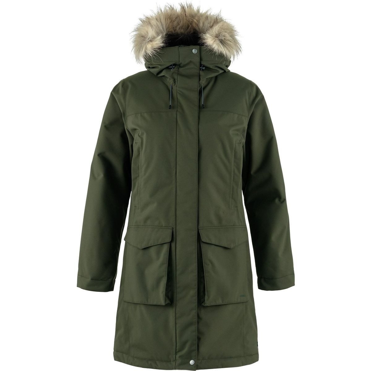 Fjällräven Outdoorjacke Nuuk Lite Parka W Leichter Damenparka für Wandertouren, wind- und wasserdicht, mit