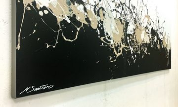 WandbilderXXL XXL-Wandbild Big Bang 210 x 70 cm, Abstraktes Gemälde, handgemaltes Unikat
