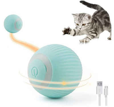 autolock Tierball 2 Stück Katzenspielzeug mit LED Licht Katzenspielzeug, Selbstbeschäftigung Smart Ball Interaktives Katzenspielzeug