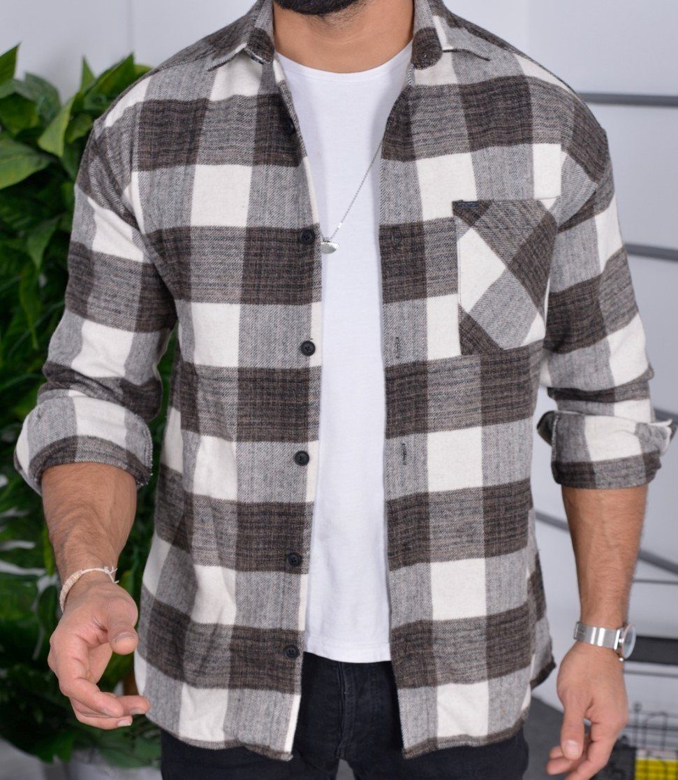 Megaman Jeans Flanellhemd Herren Holzfällerhemd Flanellhemd günstig online kaufen