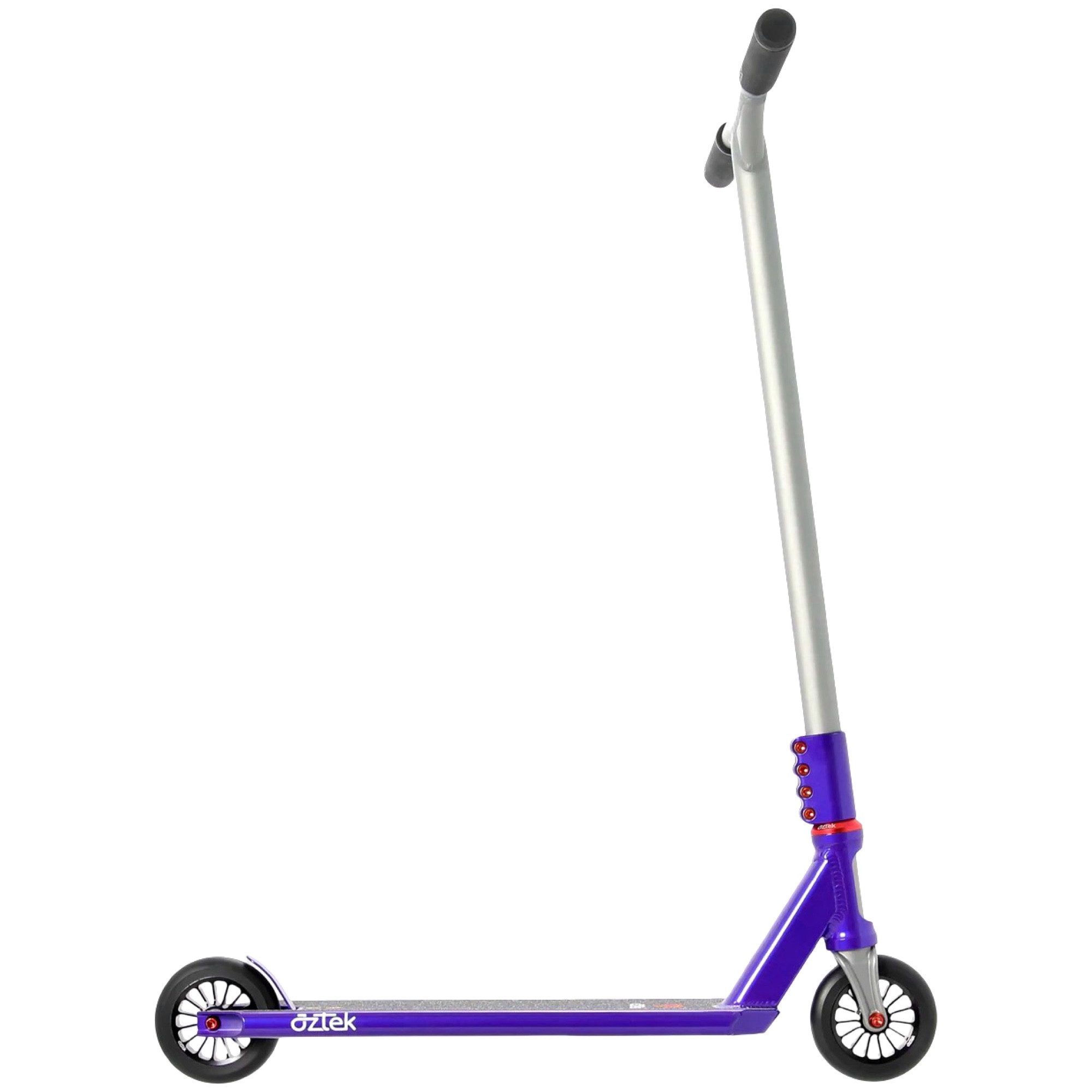 Aztek Stuntscooter Aztek Corsa Complete Stunt Scooter H=85cm 2,9kg Leicht Lila/Silber
