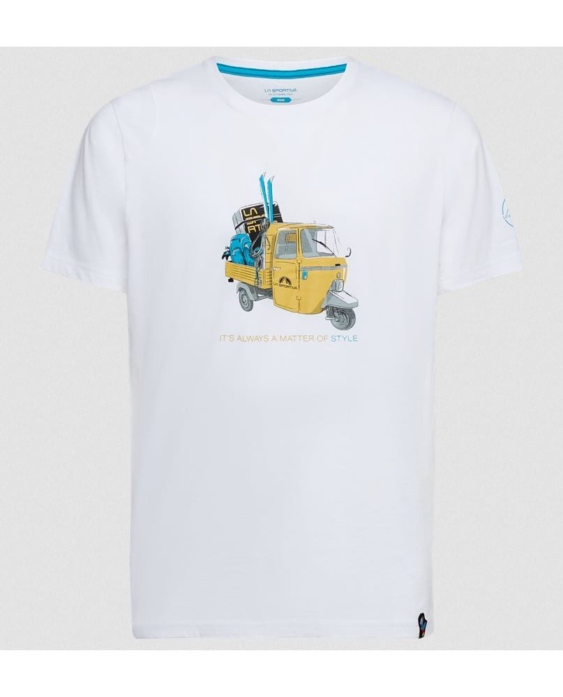 La Sportiva T-Shirt Wander-/Freizeit Ape (Baumwolle, leicht) weiss Herren