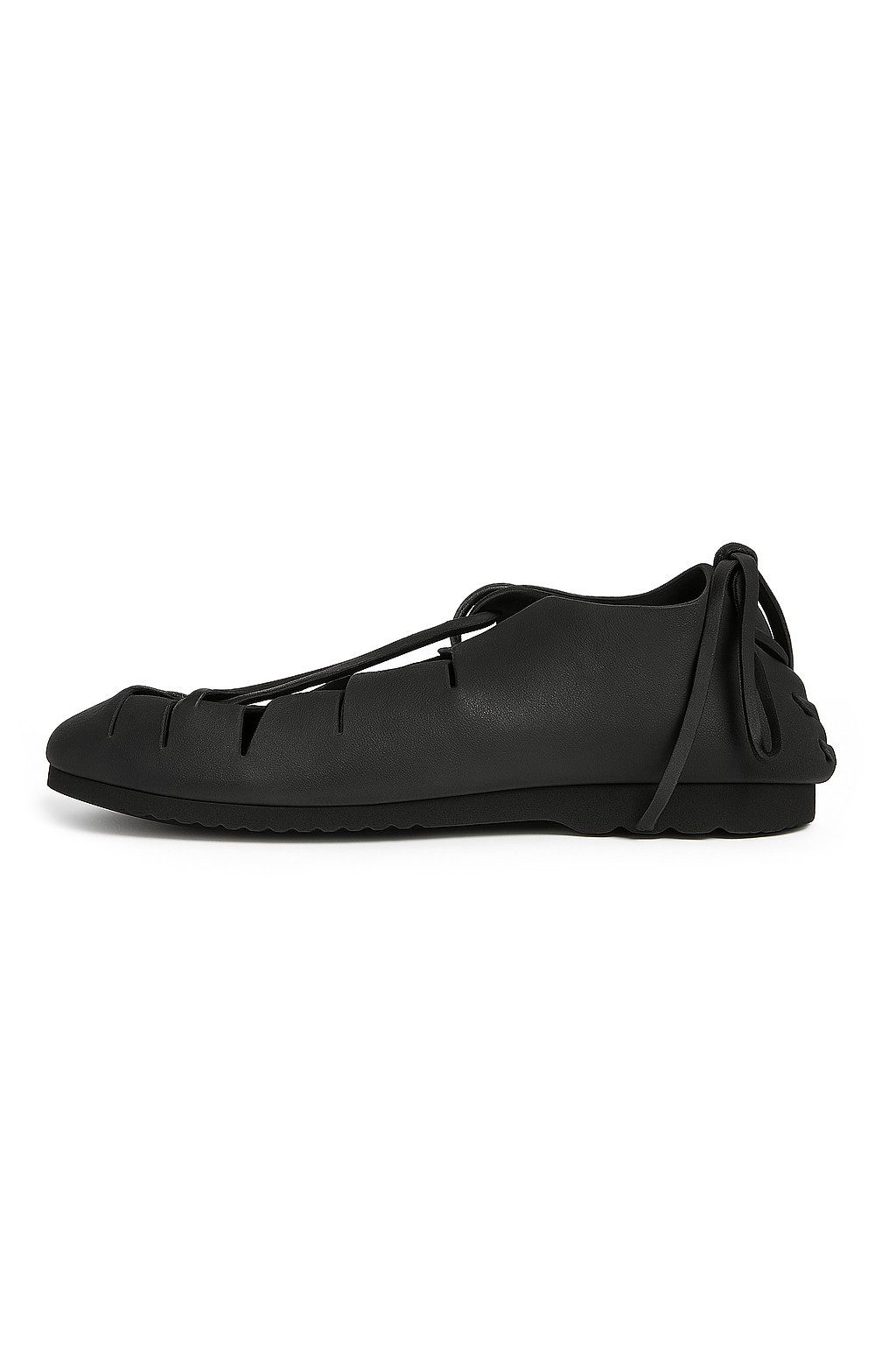 Leonardo Carbone Wikinger-Kostüm Bundschuhe aus Nubukleder, Kreuzmuster-Schnürung, weiches Leder