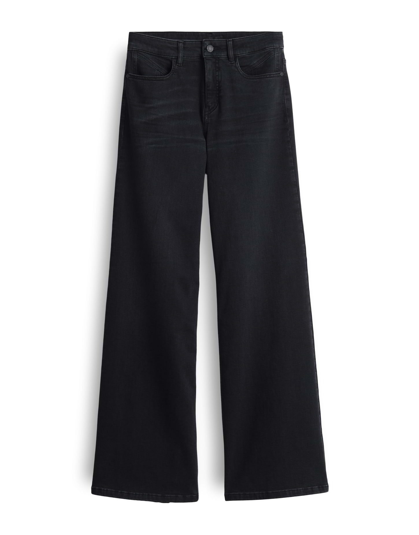 OPUS PANTS Palazzohose MELLY COOL aus BCI Cotton Mix Mid Rise Palazzo Fit, günstig online kaufen